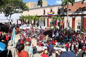 Marcha Internacional Antiimperialista para conmemorar los 62 años de la caída de la dictadura de Marcos Pérez Jiménez