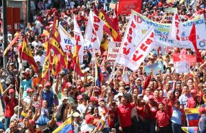 Marcha Internacional Antiimperialista para conmemorar los 62 años de la caída de la dictadura de Marcos Pérez Jiménez