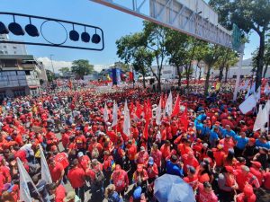 Marcha Internacional Antiimperialista para conmemorar los 62 años de la caída de la dictadura de Marcos Pérez Jiménez