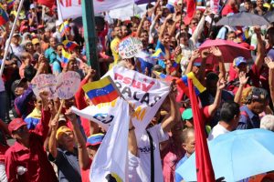 Marcha Internacional Antiimperialista para conmemorar los 62 años de la caída de la dictadura de Marcos Pérez Jiménez