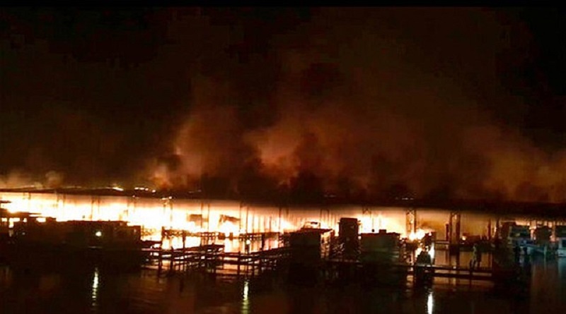 Al menos ocho personas murieron en el incendio ocurrido este lunes en un muelle de Jackson County Park, en el estado norteamericano de Alabama, informaron las autoridades locales.