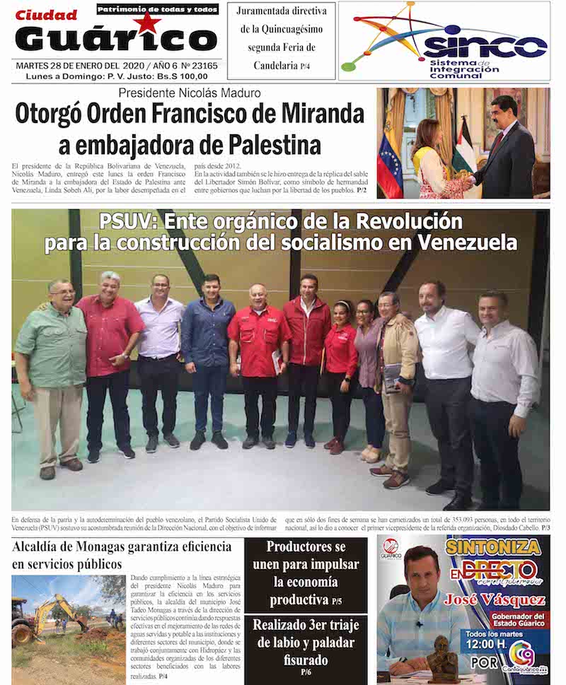 Así titulan los principales medios impresos venezolanos este 28 de enero