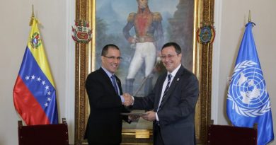 Canciller Arreaza recibió acreditación de nuevo Jefe de Misión designado por la OIM