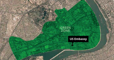 Caen dos proyectiles sobre Zona Verde de Bagdad cerca de la Embajada de EE.UU.