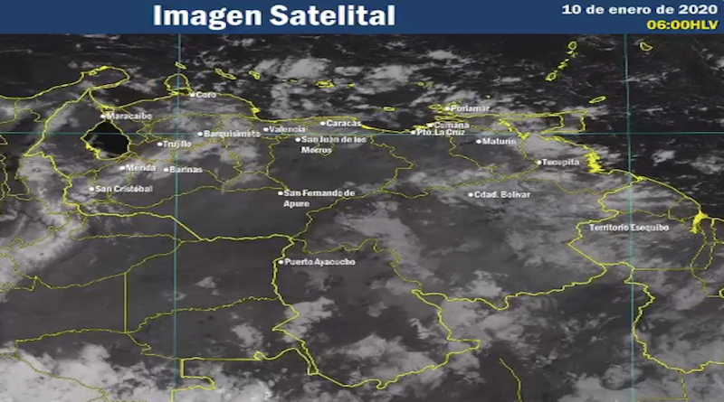 Inameh pronostica precipitaciones dispersas en el territorio nacional para este viernes