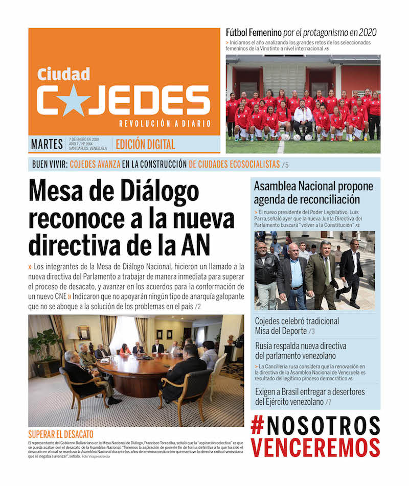 Así titula la prensa escrita venezolana este martes 07 de enero