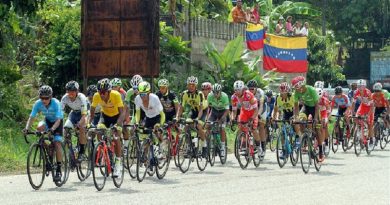 Luca Pacioni del equipo Androni Giocatolli ganó primera etapa de la Vuelta al Táchira