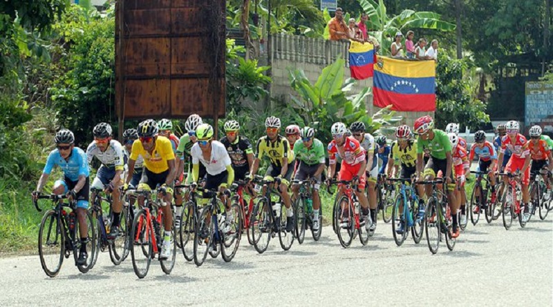 Luca Pacioni del equipo Androni Giocatolli ganó primera etapa de la Vuelta al Táchira