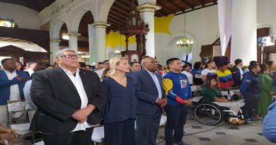 Realizan 75°Misa del Deporte en la Iglesia de la Divina Pastora en Caracas