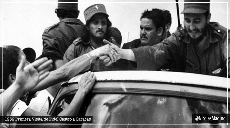 Se conmemoran 61 años de la visita del comandante Fidel Castro a Venezuela