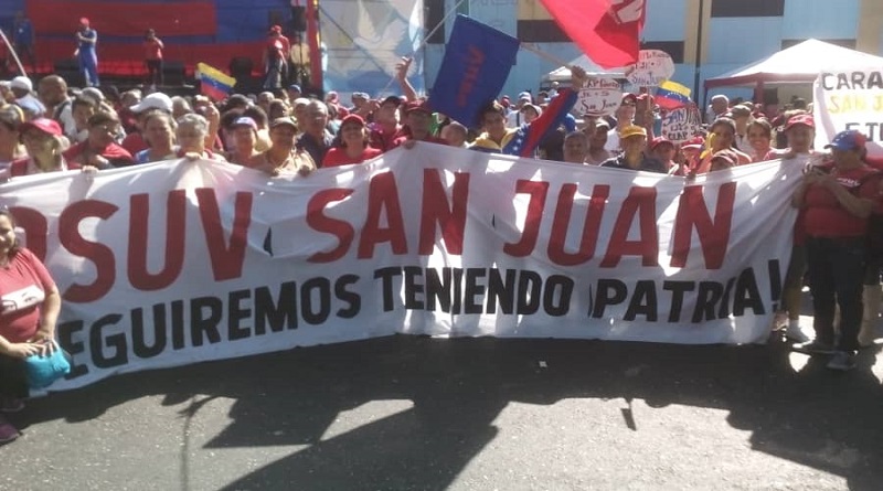 Inicia Marcha Internacional Antiimperialistaen en defensa de la soberanía de los pueblos