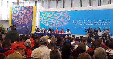Comienza la instalación del Encuentro Mundial contra el Imperialismo