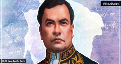 Presidente Nicolás Maduro rinde homenaje al padre del modernismo literario a 153 años de su natalicio