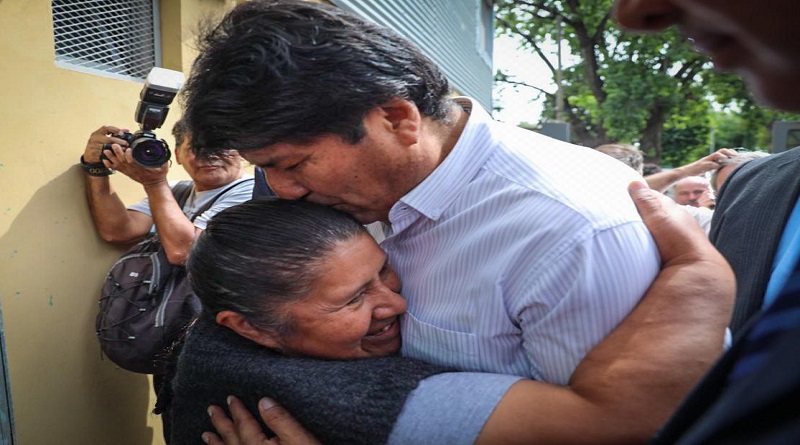 Evo Morales: "Pronto recuperaremos la democracia" en Bolivia