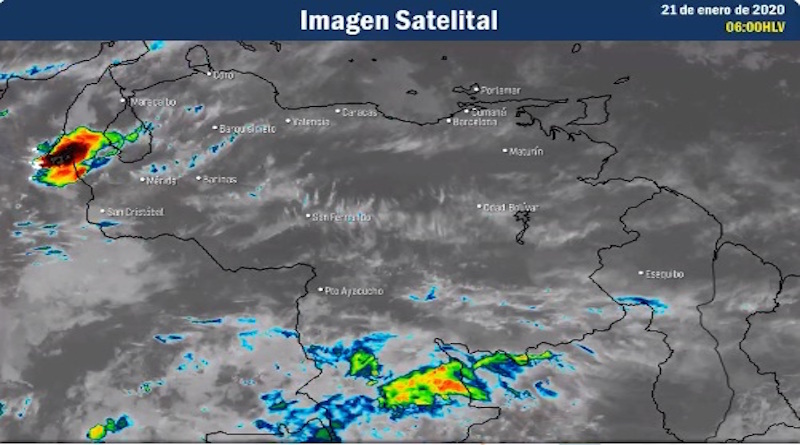 Inameh pronostica nubosidad parcial sobre buena parte del país para este martes