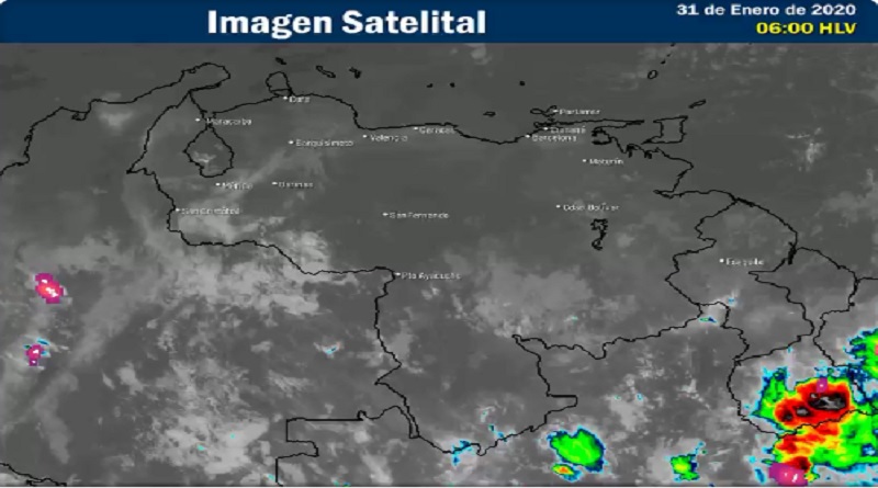 El Inameh pronostica cielos con escasas nubosidad en gran parte del país para este viernes
