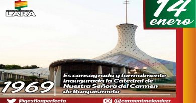 Formalmente inaugurada La Catedral Nuestra Señora del Carmen de Barquisimeto