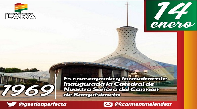 Formalmente inaugurada La Catedral Nuestra Señora del Carmen de Barquisimeto