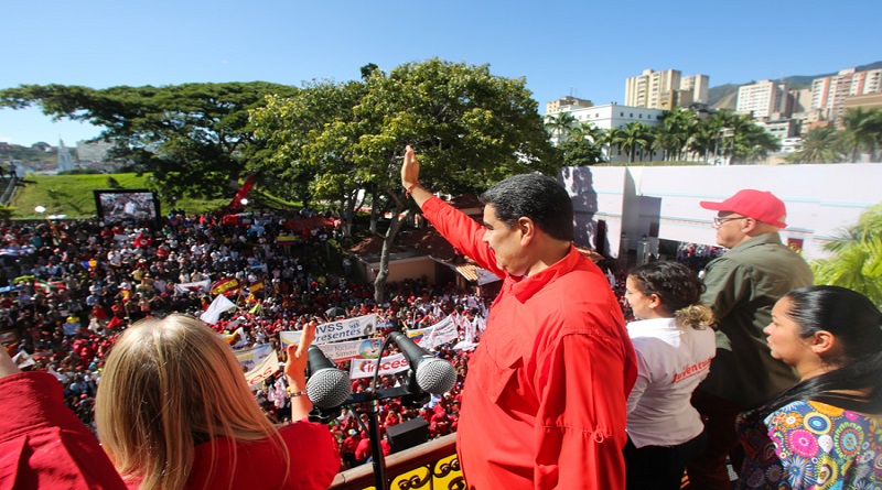 AHORA | Presidente Maduro recibe a revolucionarios y delegados antiimperialistas en Balcón del Pueblo