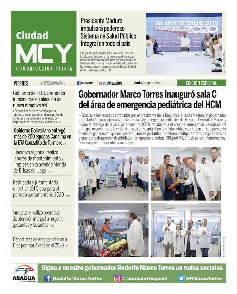 Así titulan los medios impresos venezolanos este viernes 10 de enero