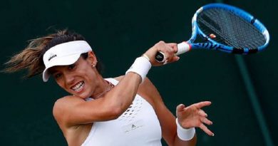 Muguruza entrenó sin dolencias fisícas tras su forzada retirada en Hobart Australia
