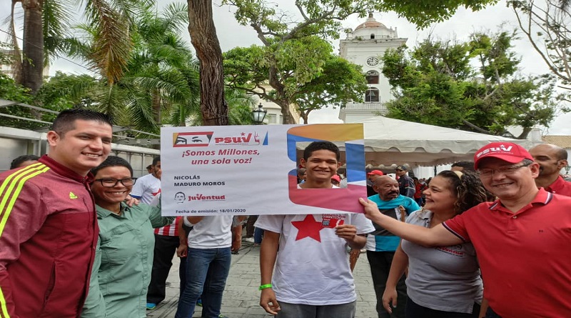 Jornada de carnetización incluirá 1.500.000 jóvenes a filas del PSUV