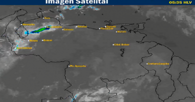 Inameh pronostica para este jueves precipitación en gran parte del país