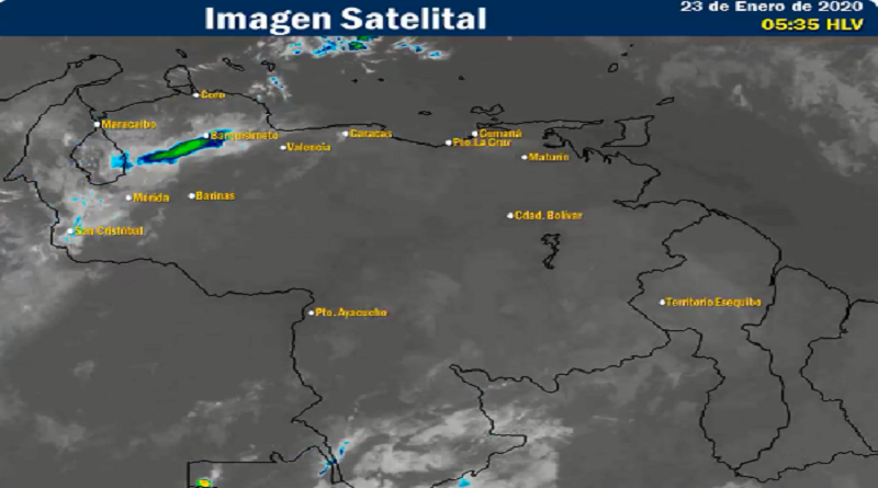 Inameh pronostica para este jueves precipitación en gran parte del país