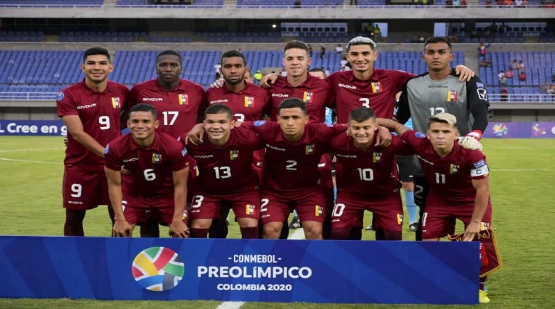 Vinotinto Sub-23 jugará esta noche contra Colombia en Torneo Preolímpico Sudamericano