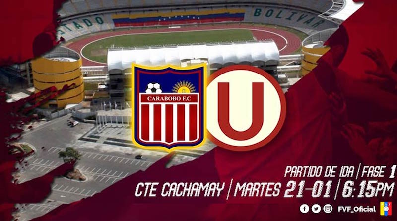 Carabobo FC inicia Copa CONMEBOL Libertadores ante Universitario de Perú