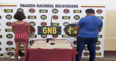 Capturados dos integrantes de la banda “El Cari Cari” del estado Bolívar