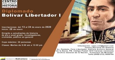 CNH inicia inscripción a diplomado para estudiar a Bolívar desde una visión crítica
