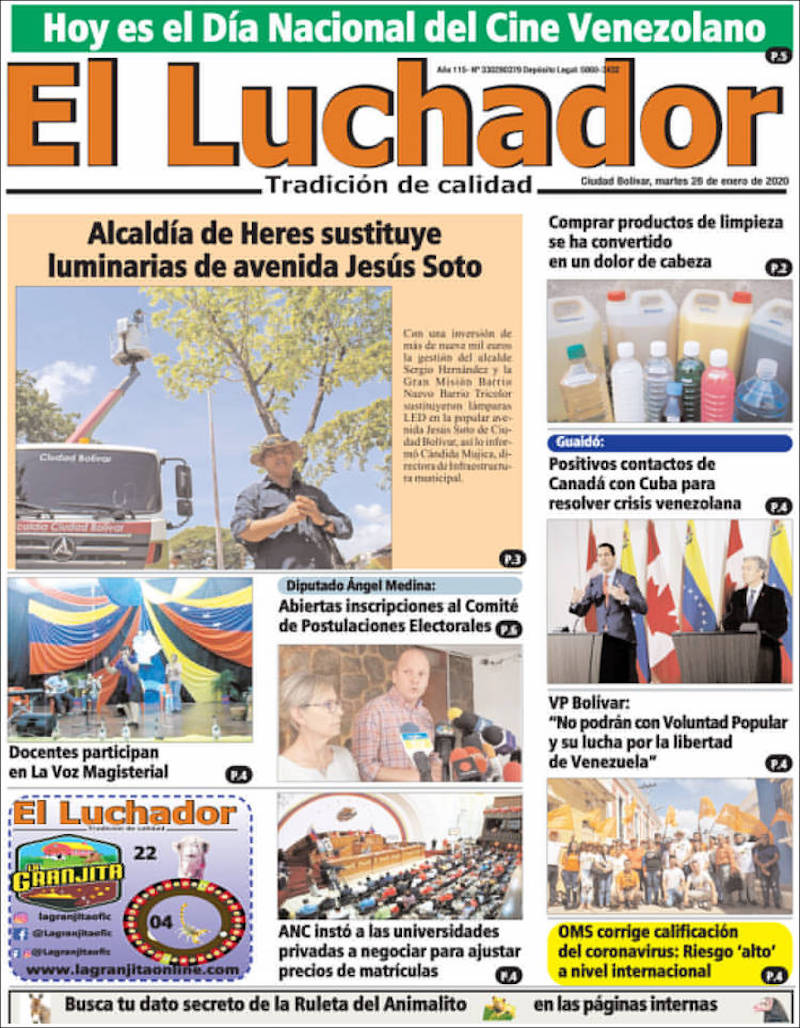 Así titulan los principales medios impresos venezolanos este 28 de enero
