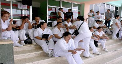Enfermeros mantienen paro nacional tras negativa de aumento salarial por parte del gobierno de Honduras