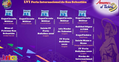 Con un gran evento musical inicia este 22ENE la IV Feria Bufalina 2020 en Táchira