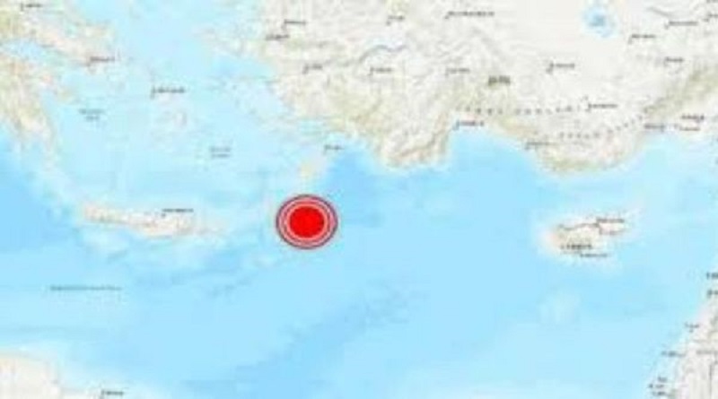 Reportan sismo de magnitud 5.6 al sur de Grecia