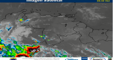 Para este viernes se prevé nubosidad en gran parte del país