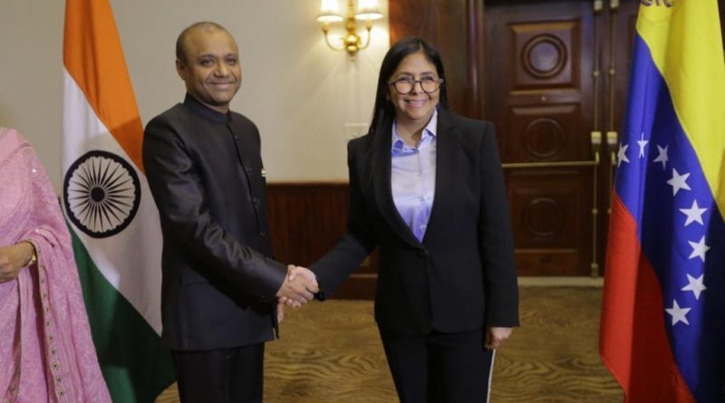 Vicepresidenta Ejecutiva: Venezuela y La India comparten principios de República y soberanía