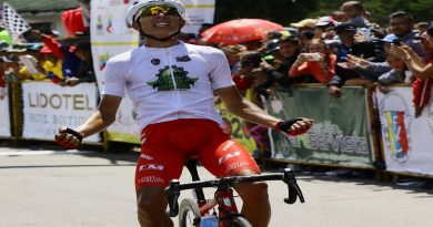Costarricense Kevin Rivera se proclama ganador de la 7° Etapa de la 55 Vuelta al Táchira