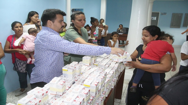 Más de 240 combos de medicinas fueron entregados a niños y niñas en Aragua