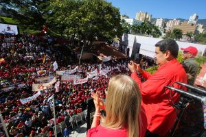 Marcha Internacional Antiimperialista para conmemorar los 62 años de la caída de la dictadura de Marcos Pérez Jiménez