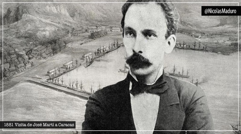 Hace 139 años el prócer cubano José Martí visitó Caracas