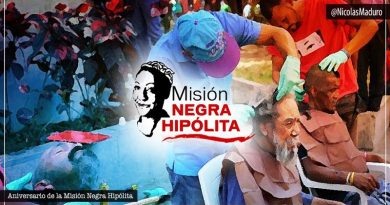Jefe de Estado celebra 16 años de la creación de la Misión Negra Hipólita