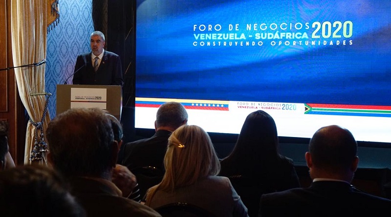 Instalado en Caracas Foro de Negocios Venezuela-Sudáfrica 2020