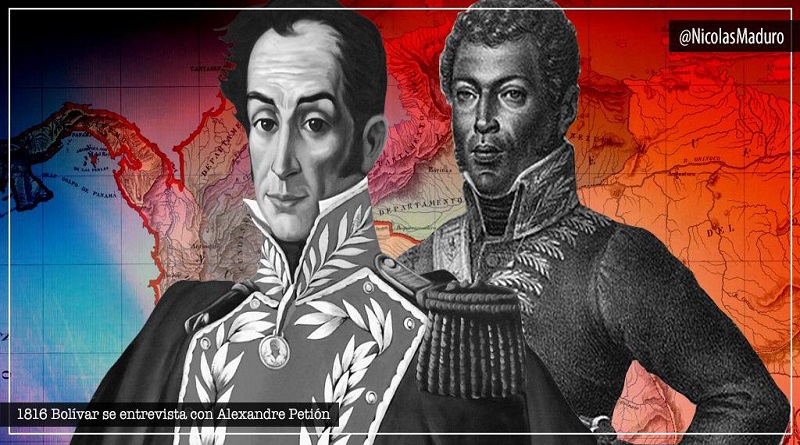 Venezuela conmemora los 204 años de la entrevista Bolívar y Petión