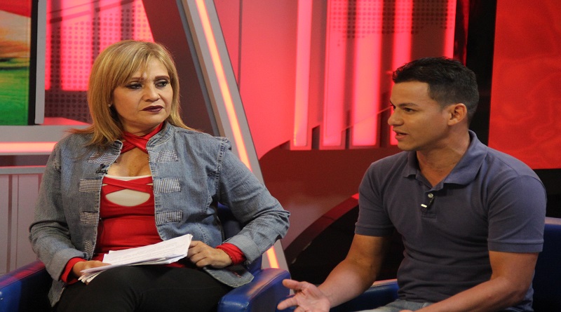 Beatriz Rodríguez y Jorge Márquez, dirigentes del PSUV en Caracas