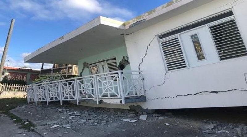 Graves destrozos dejan sismo de 5.8 en Puerto Rico