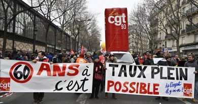 Continúan jornadas de protestas en contra de plan de jubilaciones en Francia