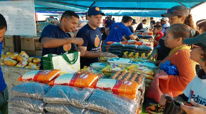 Distribuidas 3 toneladas de alimentos en Santa Teresa del Tuy