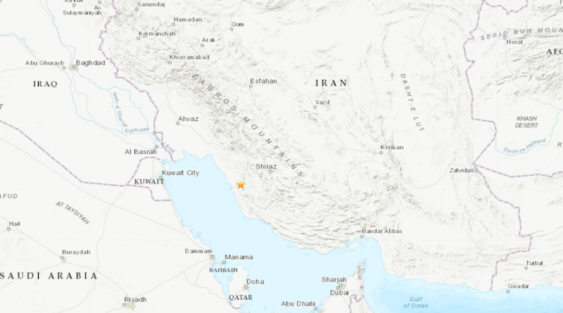 Dos sismos sacuden provincia de Bushehr en el suroeste de Irán